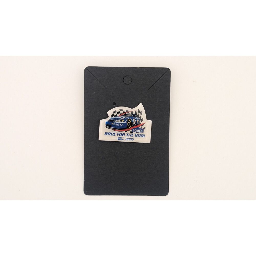 2005 Lowe’s Race for the Goal United Way NASCAR Collectible Lapel Pin